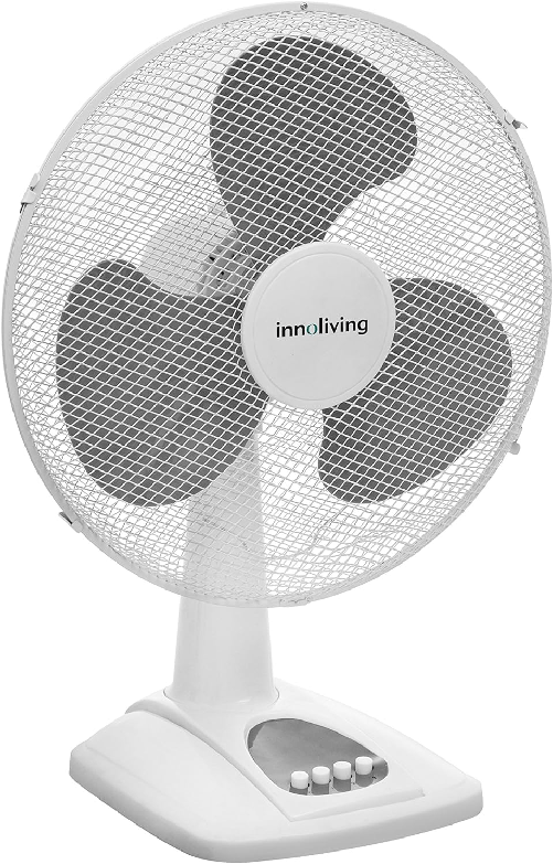 Innoliving-INN-502-Ventilatore-da-Tavolo-40cm-Griglia-Mesh-3-Velocita-Angolo-Inclinazione-Regolabile-Modalita-Oscillazione-Potenza-45W-Alimentazione-220-240V