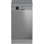 Beko DVS05024X Lavastoviglie Slim Libera Installazione 10 Coperti Classe energetica E (A++) 5 programmi 45 cm Inox