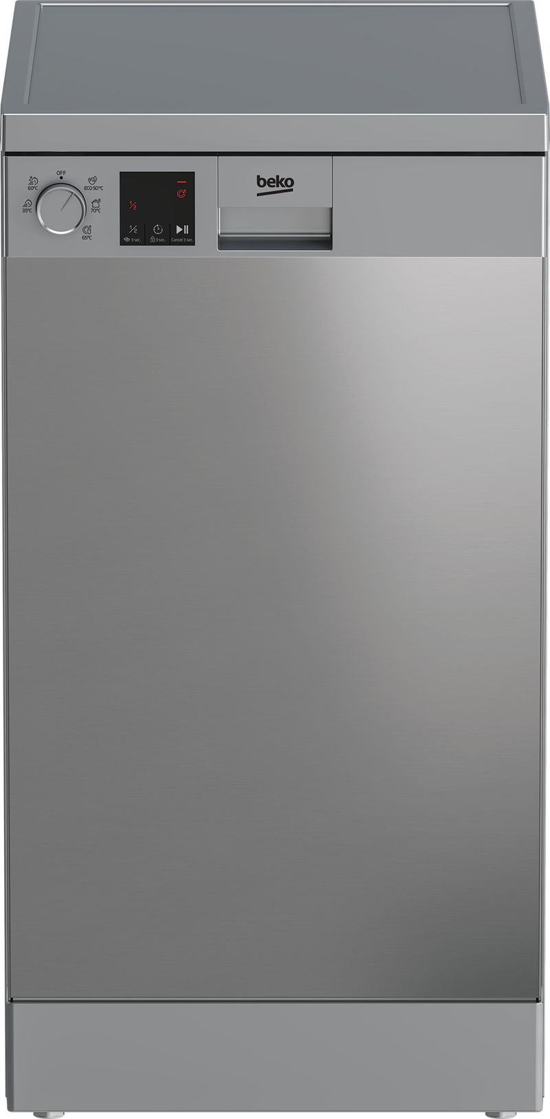 Beko-DVS05024X-Lavastoviglie-Slim-Libera-Installazione-10-Coperti-Classe-energetica-E--A----5-programmi-45-cm-Inox