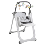 Chicco Polly Magic Relax Alzasedia multifunzione Seduta imbottita Grigio, Bianco