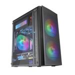 Mars BOITIER MINI TOUR MICRO ATX MARS GAMING MC300 RGB AVEC PANNEAU VITRÃâ° (NOIR)