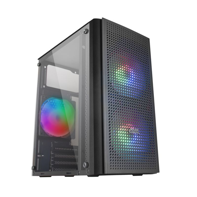 BOITIER-MINI-TOUR-MICRO-ATX-MARS-GAMING-MC300-RGB-AVEC-PANNEAU-VITRAa°--NOIR-