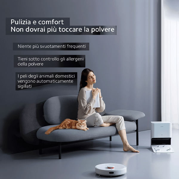 Xiaomi-X10-aspirapolvere-robot-Senza-sacchetto-Bianco