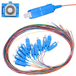 Extralink PIGTAILS SET SC/UPC SM G.657A1 12PCS 12-COLOURS cavo InfiniBand e in fibra ottica 1,5 m Pigtail FTTH Nero