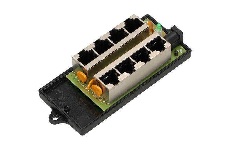 Extralink-4-porte-|-Iniettore-PoE-|-4x-100-Mb-s-RJ45