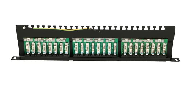 Extralink-CAT6-UTP-0.5U-|-Patchpanel-|-24-porte