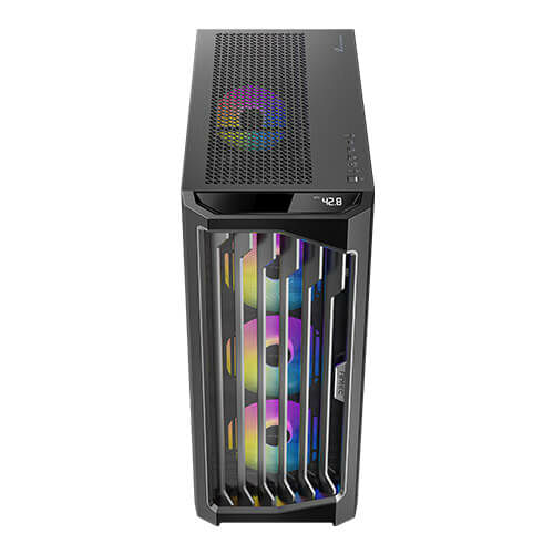 ANTEC-Performance-1-FT-Gaming-Case-Black-E-ATX-Full-Tower-ARGB-2x-USB-3.0-1x-USB-Type-C-10Gbps-Temperature-Display