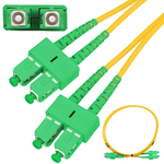 Extralink SC/APC-SC/APC | Patchcord | Monomodale, Duplex, G657A, 3mm, 1m