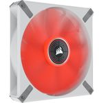 CORSAIR ML140 LED ELITE BLANC 140MM MAGNETIC LEVITATION ROUGE SINGLE PACK