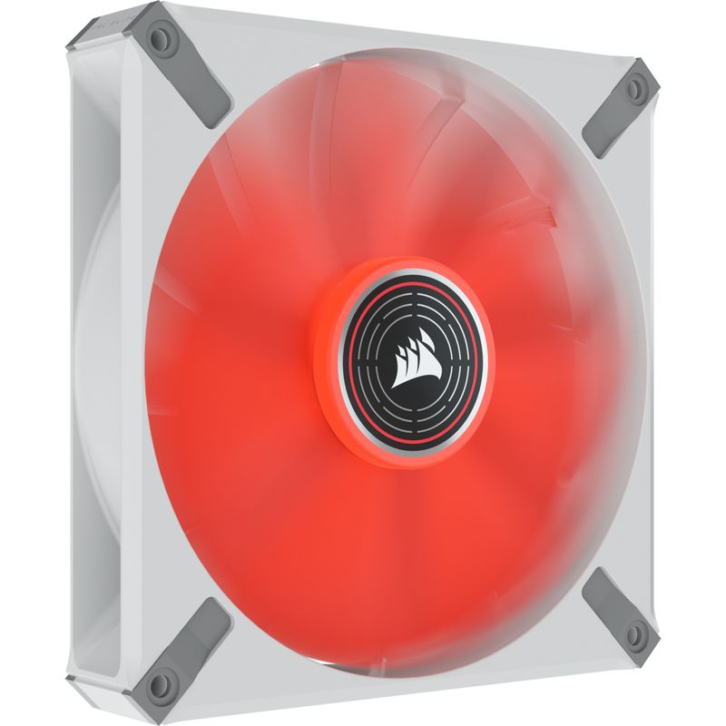 CORSAIR-ML140-LED-ELITE-BLANC-140MM-MAGNETIC-LEVITATION-ROUGE-SINGLE-PACK