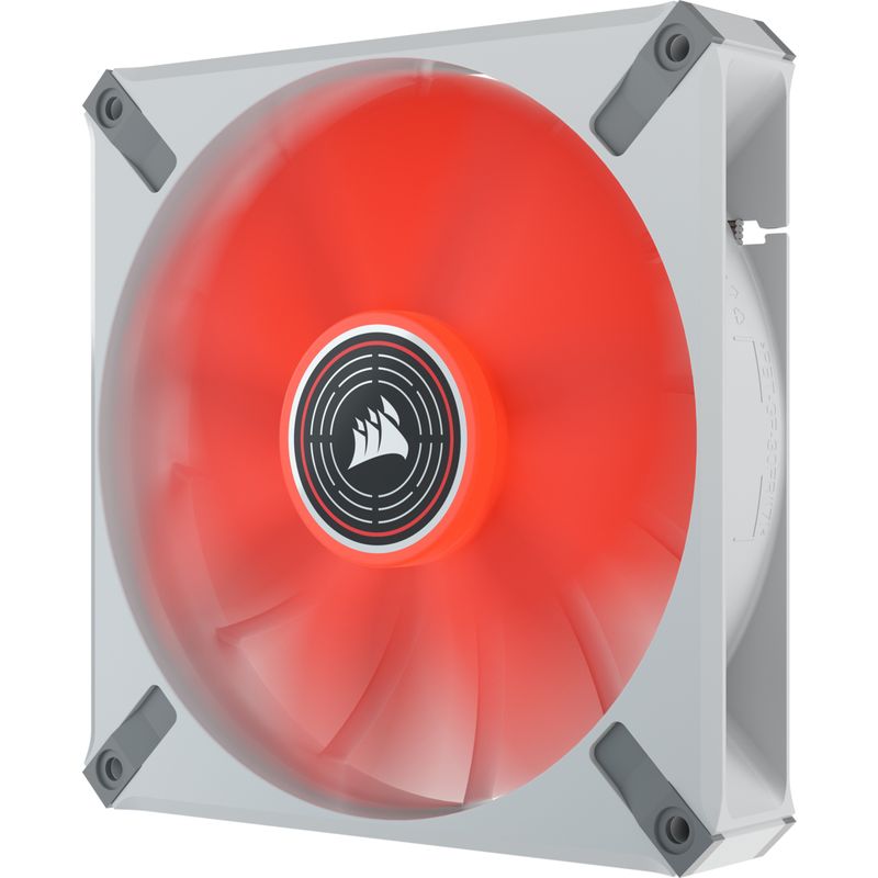 CORSAIR-ML140-LED-ELITE-BLANC-140MM-MAGNETIC-LEVITATION-ROUGE-SINGLE-PACK