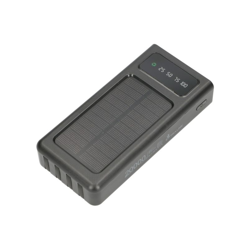 Extralink-EPB-092-20000mAh-Nero-|-Powerbank-|-Solar-Power-bank-USB-C