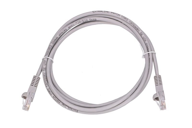 Extralink-Kat.5e-UTP-2m-|-LAN-Patchcord-|-Coppia-intrecciata-in-rame