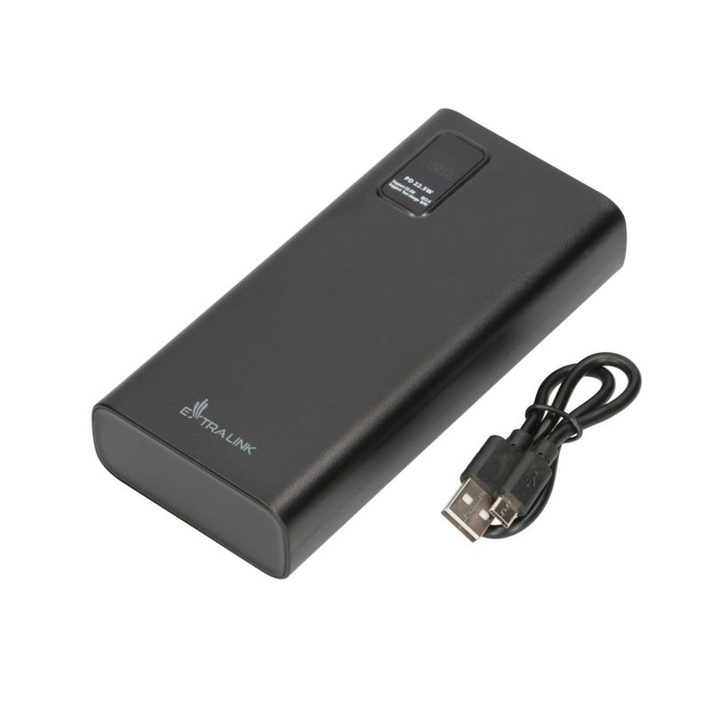 Extralink-EPB-068-20000mAh-Nero-|-Powerbank-|-Power-bank-Fast-Charging-USB-C