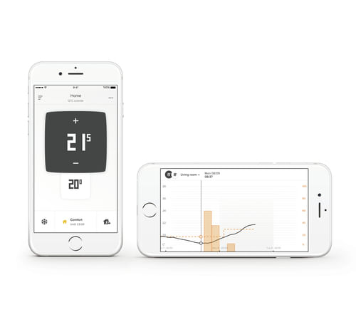 Netatmo-Thermostat-termostato-RF-Translucent-Bianco