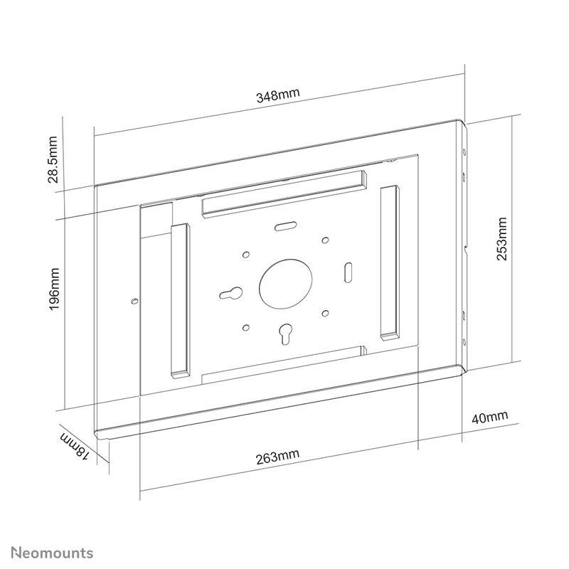 Neomounts-Porta-tablet-da-parete