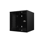 Lanview LOGON RSM09U30MNBL rack Da parete Nero (10 9U Rack Wallmount Cabinet - 312 x 300 x 440mm - Black - Unassembled