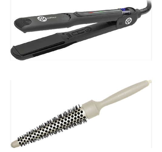 RETRO' PIASTRA RETRO'COIFFEUR  STRAIGHTENER I  PIU' SPAZZOLA CONICA ACCA KAPPA