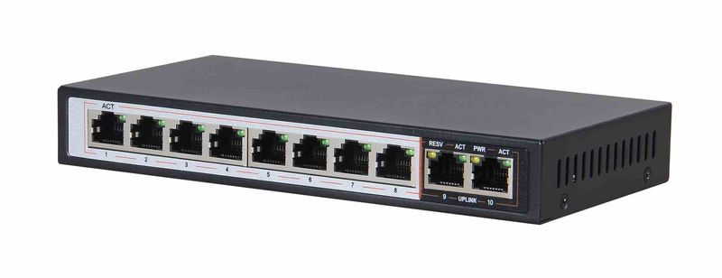 Extralink-CERES-|-Switch-PoE-|-8x-100Mb-s-PoE-PoE--2x-RJ45-Uplink-100Mb-s-96W