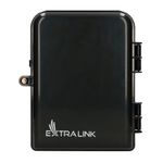 Extralink Eliza V2 | Morsettiera fibra ottica | 16 saldature, nero, mid-span