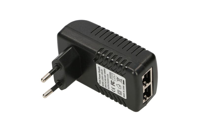 EXTRALINK-POE-24-12W-24V-12W-0.5A-POWER-ADAPTER-WALL-PLUG