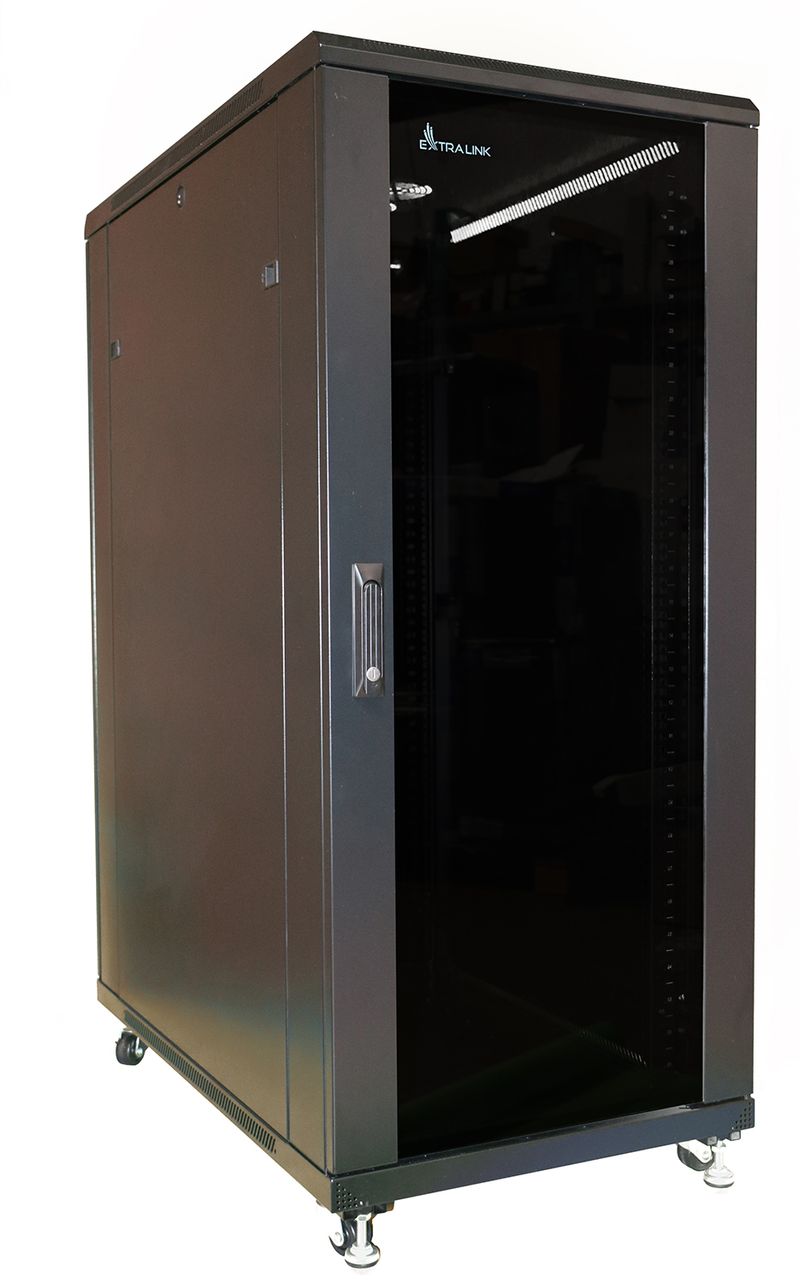 Extralink-37U-600x800-Nero-|-Armadio-per-montaggio-su-rack-|-in-piedi