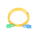 Extralink SC/UPC-SC/APC | Patchcord | PVC, modalita singola, duplex, G652D, 3mm, 2m