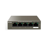 Tenda TEG1105P-4-63W-EU switch di rete Gigabit Ethernet (10/100/1000) Supporto Power over Ethernet (PoE) Grigio