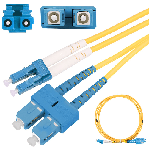 Extralink-SC-UPC-LC-UPC-|-Patchcord-|-PVC-Monomodale-Duplex-G652D-3mm-2m