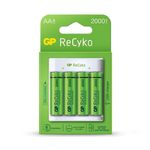 Gp Batteries GP RECYKO USB + 4 PLAS ricaricabili BATTERIA 2100MAH AA