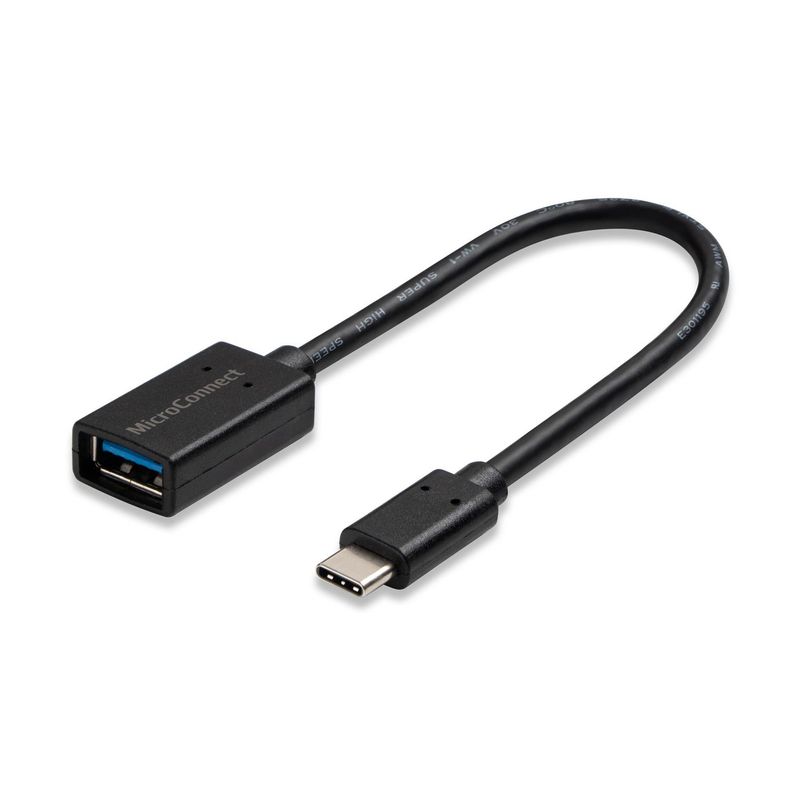 Microconnect-USB3.1CAF02BH-cavo-USB-02-m-USB-3.2-Gen-1--3.1-Gen-1--USB-C-USB-A-Nero--USB-C-to-USB3.0-A-adapter---0.2m-