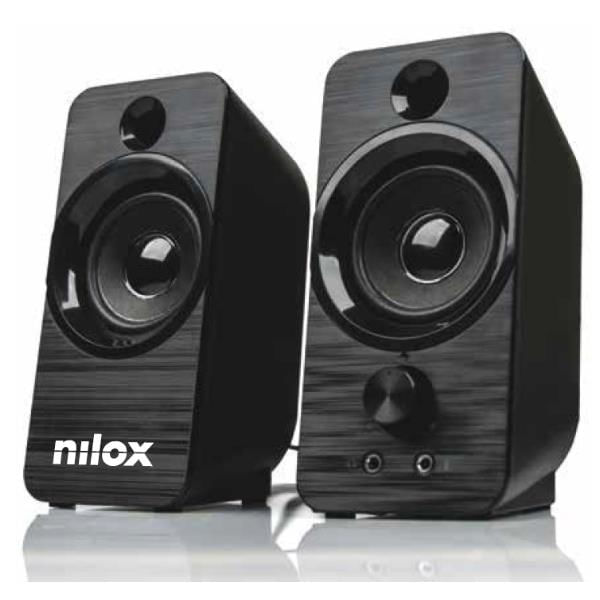 Nilox-CASSE-ACUSTICHE-PC-6W-1-via-Nero-Cablato-3-W