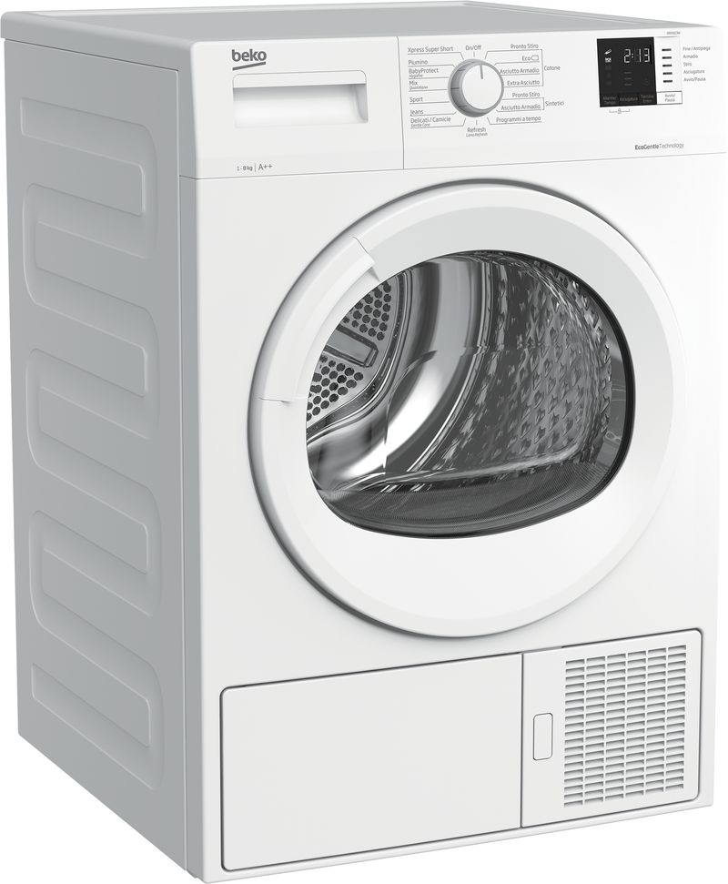 Beko-DRX823W-asciugatrice-Libera-installazione-Caricamento-frontale-8-kg-A---Bianco