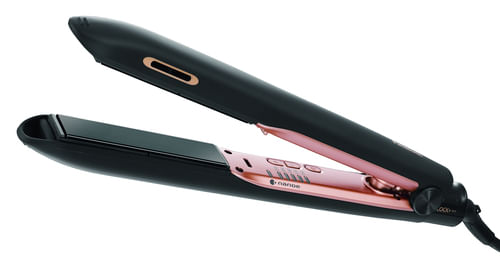 Panasonic-EH-PHS9KK825-Piastra-per-Capelli-Stile-Professionale-con-Tecnologia-Idratante-Nanoe-5-Livelli-di-Temperatura-Rivestimento-in-Ceramica-Nero-e-Rose-Gold