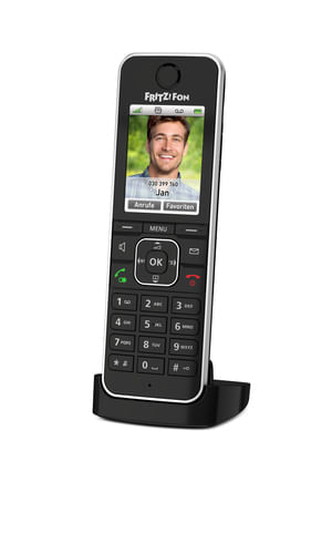 FRITZ-Fon-C6-Telefono-DECT-Identificatore-di-chiamata-Nero