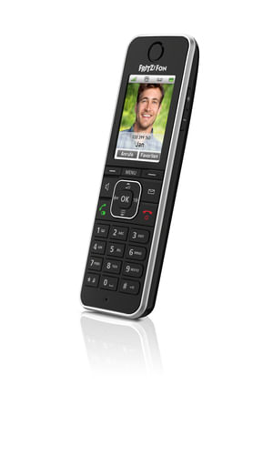 FRITZ-Fon-C6-Telefono-DECT-Identificatore-di-chiamata-Nero