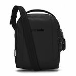 Pacsafe LS100 crossbody ECONYL® schwarz Nylon, Poliestere riciclato Nero Unisex Borsa a tracolla