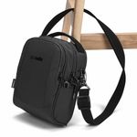 Pacsafe-LS100-crossbody-ECONYL®-schwarz-Nylon-Poliestere-riciclato-Nero-Unisex-Borsa-a-tracolla