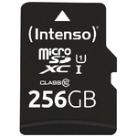 Intenso microSD Karte UHS-I Premium 256 GB Classe 10 (256GB Intenso Premium UHS-1 Micro SD Card  adapter)