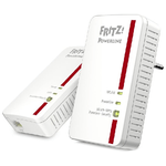 Avm FRITZ!Powerline 1240E WLAN Set INT 1200 Mbit/s Collegamento ethernet LAN Wi-Fi Rosso, Bianco 2 pz