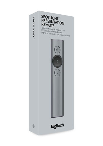 Logitech-Spotlight-puntatore-wireless-Bluetooth-RF-Grigio