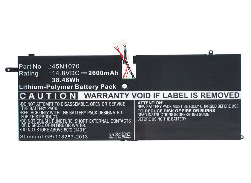 CoreParts-MBXLE-BA0147-ricambio-per-laptop-Batteria--Laptop-Battery-for-Lenovo---38Wh-Li-Pol-14.8V-2600mAh---Black-38Wh