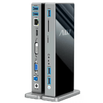 Docking Station 15In1 Usb3.0 York Hdmi+Dvi+Vga+Lan+5*Usb+Sd/Tf+3.5Mm