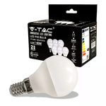 V-TAC Lampadina LED E14 45W P45 3000K (Box 6 pezzi)