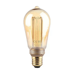 V-TAC Lampadina LED E27 4W ST64 Candela Filamento Ambrato Art 1800K