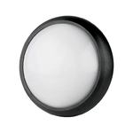 V-TAC Plafoniera LED Rotonda 12W Colore Nero 3000K IP54