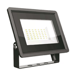 V-TAC Faro LED SMD 30W F-Series Colore Nero 6500K IP65