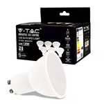 V-TAC Faretto LED GU10 45W 100° Copertura Satinata 6500K (Box 6 Pezzi)