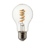 V-TAC Lampadina LED E27 4W 100LM/W A60 Filamento a Spirale 3000K