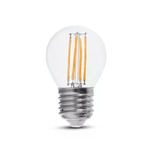 V-TAC Lampadina LED E27 6W 130LM/W G45 Filamento 4000K